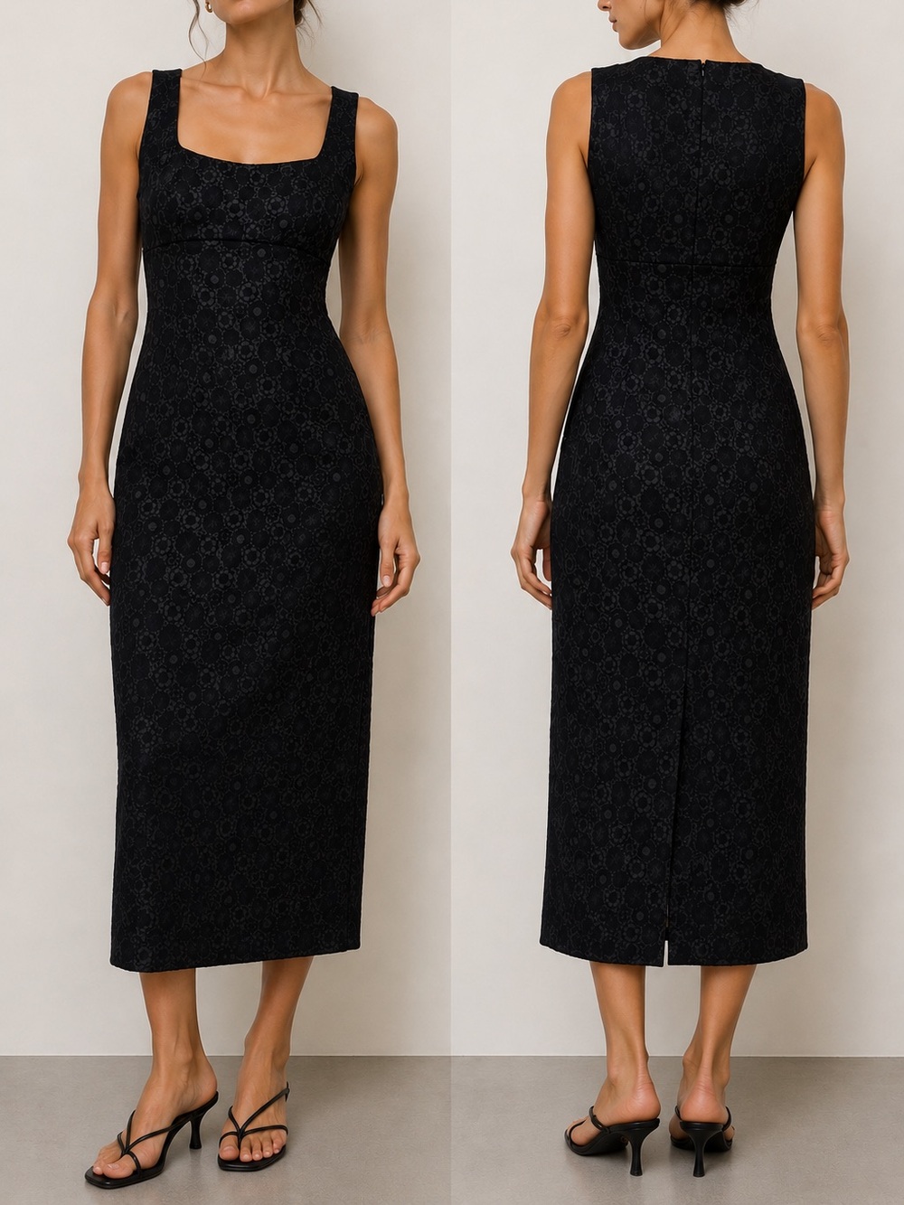 Donna Morgan Black semi formal black dress